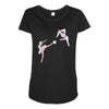 swan kick Maternity Scoop Neck T-shirt