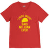 i hate tacos said no juan funny V-Neck Tee