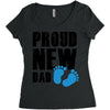 proud new boy Women's Triblend Scoop T-shirt