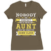 Nobody Is Perfect But If You Are An Aunt You Are Pretty Damn Close Ladies Fitted T-Shirt