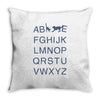 c and d Throw Pillow