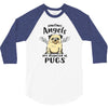 angel pug [converted] 3/4 Sleeve Shirt