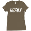 lucky exam Ladies Fitted T-Shirt