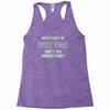 what part of binary code don't you understand Racerback Tank