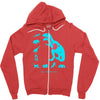 t rex diet Zipper Hoodie