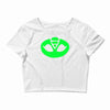 pj masks gekko symbol Crop Top