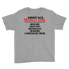Smartass March Girl Youth Tee