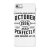 legends were born in october genuıne 1996 qualıty one kind of aged l iPhone 7 Case