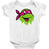 raph   tmnt facemelt Baby Onesie