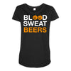 blood sweat Maternity Scoop Neck T-shirt
