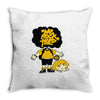 we rock hard Throw Pillow