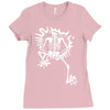 a skeleton crawling Ladies Fitted T-Shirt