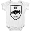 dope racing tuning oldschool Baby Onesie