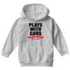Plays With Cars Youth Hoodie
