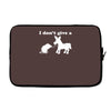 i don't give a rat's ass halloween jackass costume bucks stags Laptop sleeve
