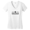 Papa Bear Women's V-Neck T-Shirt