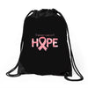 breast cancer hope Drawstring Bags