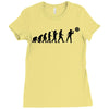 evolution of a darts player t shirt phil taylor board Ladies Fitted T-Shirt