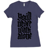 you'll never walk alone Ladies Fitted T-Shirt