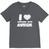 i love someone with autism V-Neck Tee