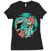 skullchain saw Ladies Fitted T-Shirt