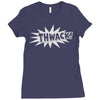 thwack! Ladies Fitted T-Shirt