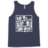 v3 eat sleep code Tank Top