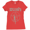 rush vintage starman Ladies Fitted T-Shirt