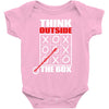 Think Outside The Box Baby Onesie