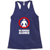 no humans allowed district 9 Racerback Tank