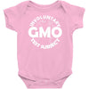 gmo test subject v2 anti gmo soy fruit vegetables Baby Onesie