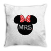 Mr. and Mrs. Matching Throw Pillow