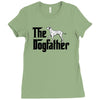 the dogfather dalmatian Ladies Fitted T-Shirt