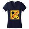not the face Women's V-Neck T-Shirt