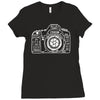 photographer camera Ladies Fitted T-Shirt