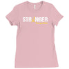 Stronger Than You Think Ladies Fitted T-Shirt