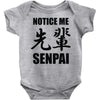 notice me senpai Baby Onesie