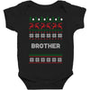 ugly christmas brother Baby Bodysuit