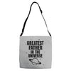 Greatest Father In The Universe Adjustable Strap Totes