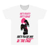 she's beauty she's grage she's punch you in the face All Over Men's T-shirt