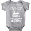 fishing funny Baby Bodysuit