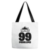 fortnite 99 problems - black Tote Bags