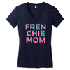 french bulldog mom Women's V-Neck T-Shirt