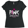 pink spread the hope Women's Triblend Scoop T-shirt