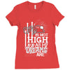 The Sky is not high as My Dreams are Ladies Fitted T-Shirt