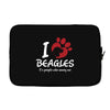 I Love Beagles Its People Who Annoy Me Laptop cover