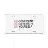 be confident License Plate