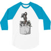 pocket koala bears 3/4 Sleeve Shirt