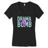 drama bomb Women's V-Neck T-Shirt