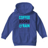 coffee books and rain Youth Hoodie